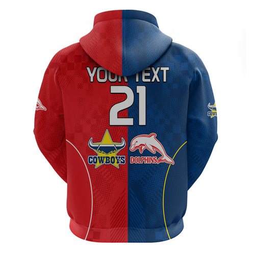 custom-text-and-number-nrl-half-dolphins-and-half-cowboys-rugby-hoodie-sporty-style