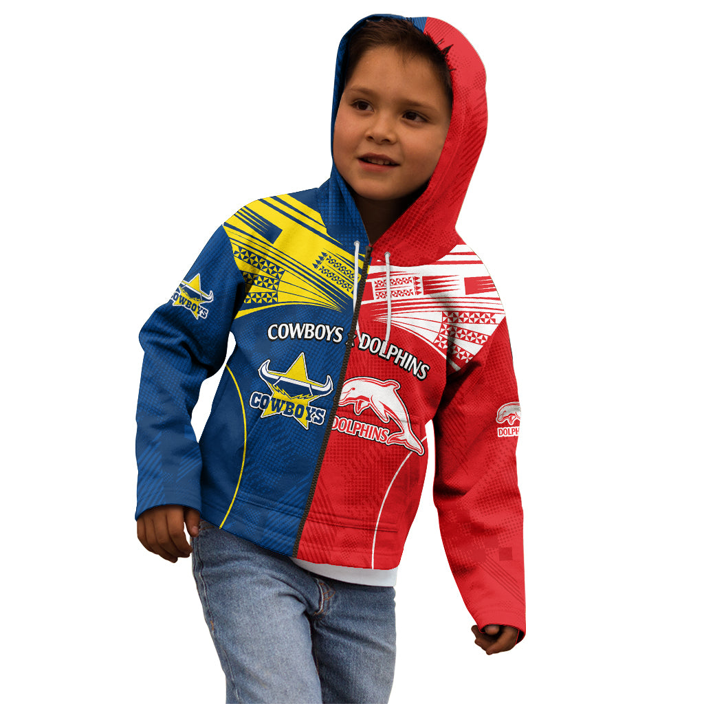 custom-text-and-number-nrl-half-dolphins-and-half-cowboys-rugby-kid-hoodie-sporty-style