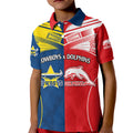 custom-text-and-number-nrl-half-dolphins-and-half-cowboys-rugby-kid-polo-shirt-sporty-style