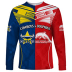 custom-text-and-number-nrl-half-dolphins-and-half-cowboys-rugby-long-sleeve-shirt-sporty-style