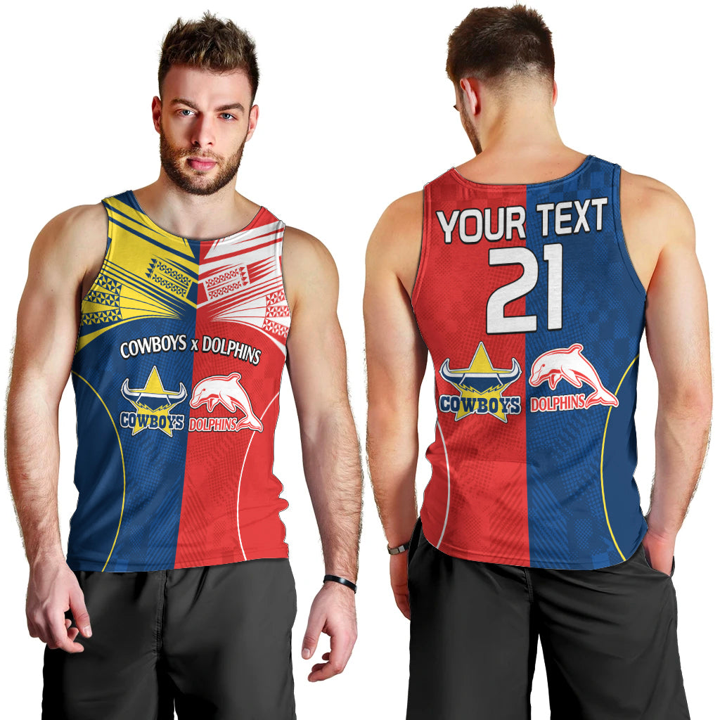custom-text-and-number-nrl-half-dolphins-and-half-cowboys-rugby-men-tank-top-sporty-style