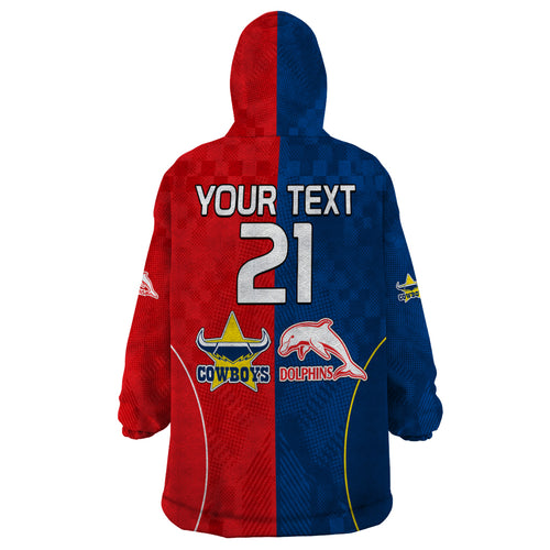 custom-text-and-number-nrl-half-dolphins-and-half-cowboys-rugby-wearable-blanket-hoodie-sporty-style