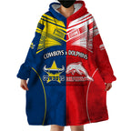 custom-text-and-number-nrl-half-dolphins-and-half-cowboys-rugby-wearable-blanket-hoodie-sporty-style
