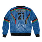 Custom Afghanistan Cricket Bomber Jacket Afghan Coat Of Arm with Special Flag