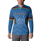 Custom Afghanistan Cricket Button Sweatshirt Afghan Coat Of Arm with Special Flag