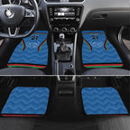 Custom Afghanistan Cricket Car Mats Afghan Coat Of Arm with Special Flag