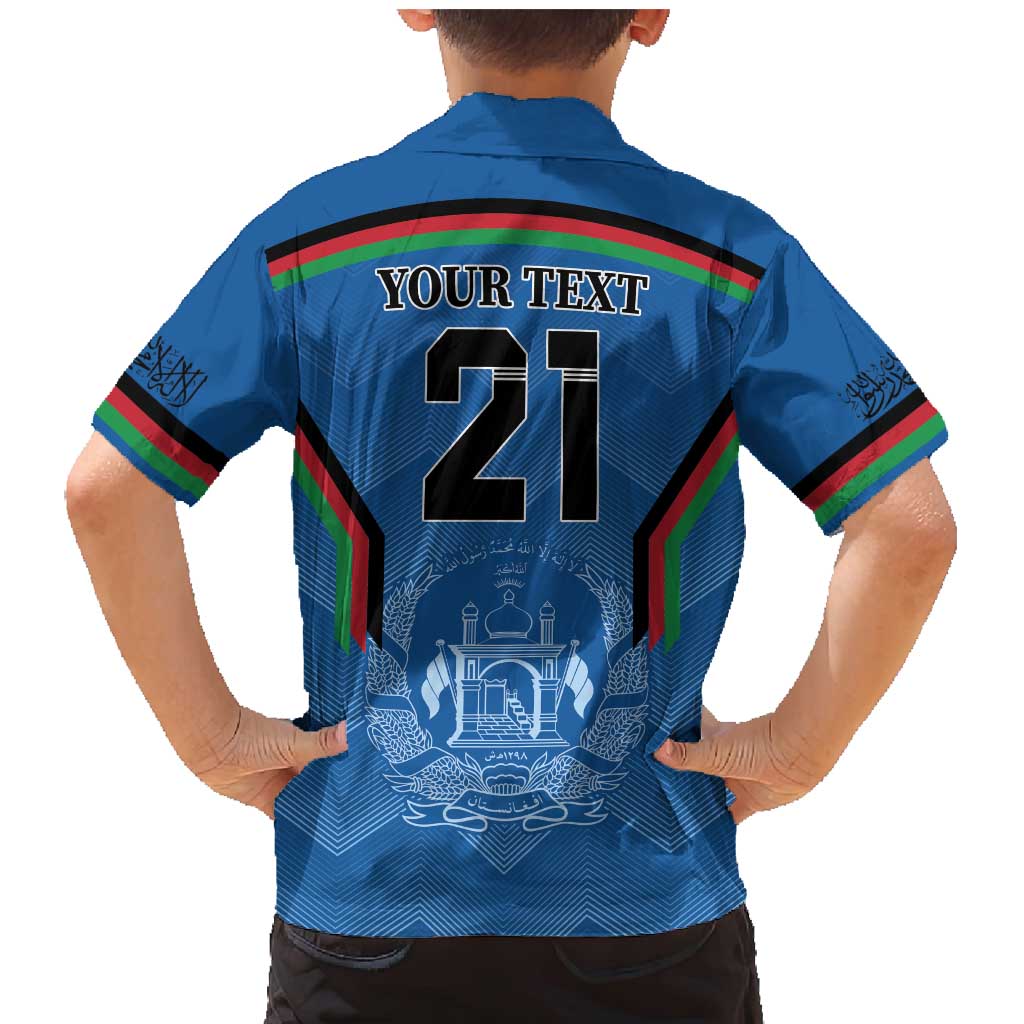 Custom Afghanistan Cricket Family Matching Mermaid Dress and Hawaiian Shirt Afghan Coat Of Arm with Special Flag