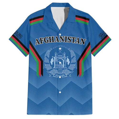 Custom Afghanistan Cricket Family Matching Off The Shoulder Long Sleeve Dress and Hawaiian Shirt Afghan Coat Of Arm with Special Flag