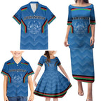 Custom Afghanistan Cricket Family Matching Puletasi and Hawaiian Shirt Afghan Coat Of Arm with Special Flag