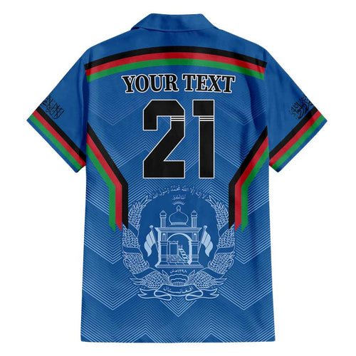 Custom Afghanistan Cricket Family Matching Puletasi and Hawaiian Shirt Afghan Coat Of Arm with Special Flag