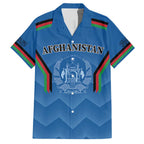 Custom Afghanistan Cricket Family Matching Short Sleeve Bodycon Dress and Hawaiian Shirt Afghan Coat Of Arm with Special Flag