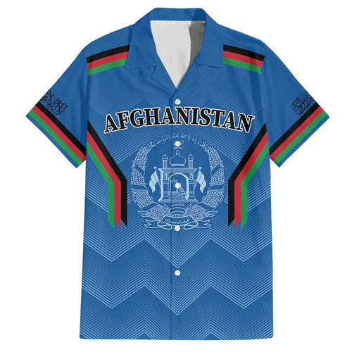 Custom Afghanistan Cricket Family Matching Short Sleeve Bodycon Dress and Hawaiian Shirt Afghan Coat Of Arm with Special Flag