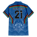 Custom Afghanistan Cricket Family Matching Short Sleeve Bodycon Dress and Hawaiian Shirt Afghan Coat Of Arm with Special Flag