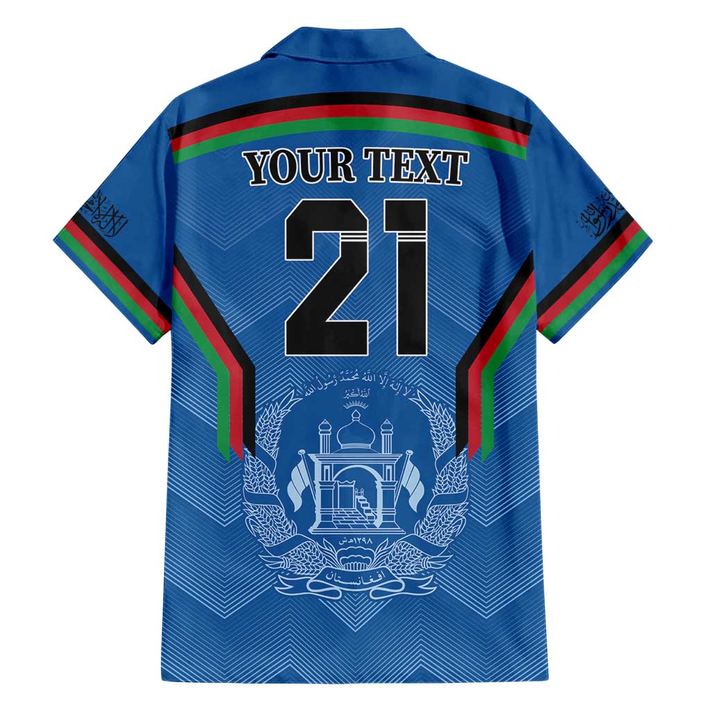 Custom Afghanistan Cricket Family Matching Short Sleeve Bodycon Dress and Hawaiian Shirt Afghan Coat Of Arm with Special Flag
