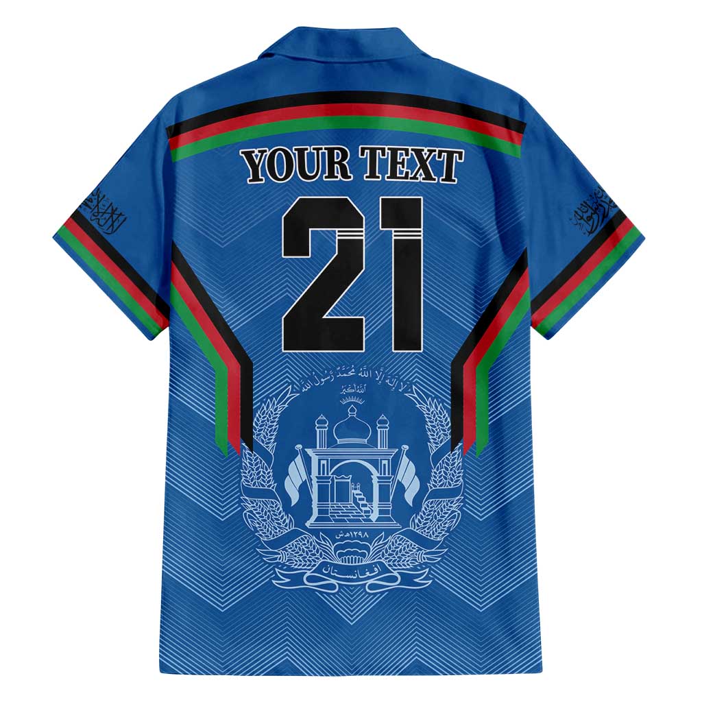Custom Afghanistan Cricket Family Matching Summer Maxi Dress and Hawaiian Shirt Afghan Coat Of Arm with Special Flag