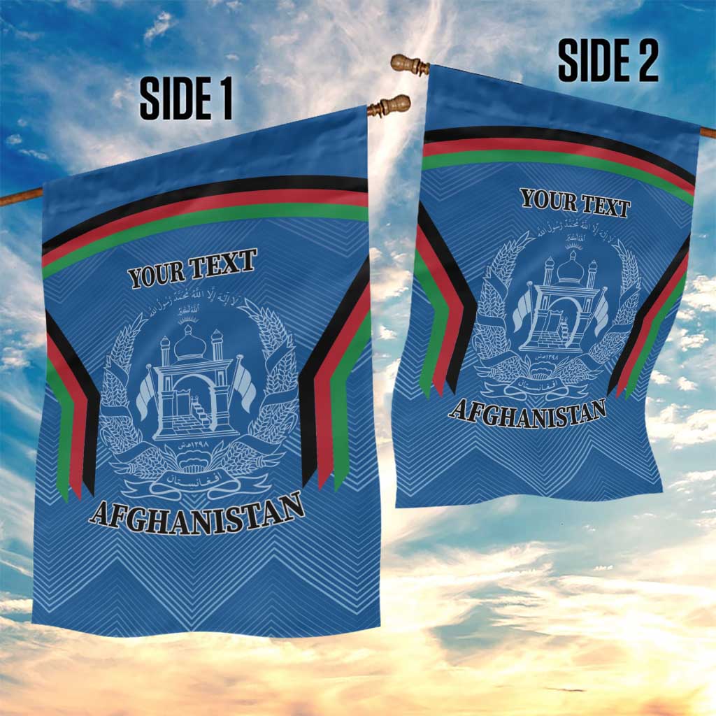 Custom Afghanistan Cricket Garden Flag Afghan Coat Of Arm with Special Flag