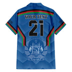 Custom Afghanistan Cricket Hawaiian Shirt Afghan Coat Of Arm with Special Flag