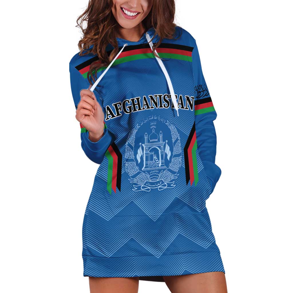 Custom Afghanistan Cricket Hoodie Dress Afghan Coat Of Arm with Special Flag