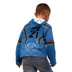 Custom Afghanistan Cricket Kid Hoodie Afghan Coat Of Arm with Special Flag