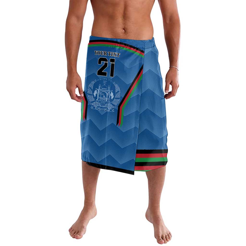 Custom Afghanistan Cricket Lavalava Afghan Coat Of Arm with Special Flag