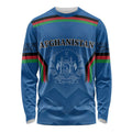 Custom Afghanistan Cricket Long Sleeve Shirt Afghan Coat Of Arm with Special Flag