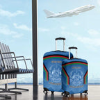 Custom Afghanistan Cricket Luggage Cover Afghan Coat Of Arm with Special Flag