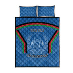 Custom Afghanistan Cricket Quilt Bed Set Afghan Coat Of Arm with Special Flag