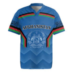 Custom Afghanistan Cricket Rugby Jersey Afghan Coat Of Arm with Special Flag