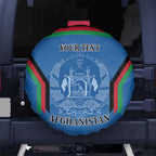 Custom Afghanistan Cricket Spare Tire Cover Afghan Coat Of Arm with Special Flag
