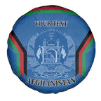 Custom Afghanistan Cricket Spare Tire Cover Afghan Coat Of Arm with Special Flag