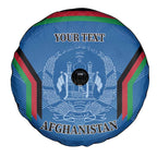 Custom Afghanistan Cricket Spare Tire Cover Afghan Coat Of Arm with Special Flag