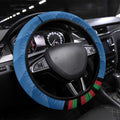Afghanistan Cricket Steering Wheel Cover Afghan Coat Of Arm with Special Flag