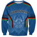 Custom Afghanistan Cricket Sweatshirt Afghan Coat Of Arm with Special Flag