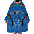 Custom Afghanistan Cricket Wearable Blanket Hoodie Afghan Coat Of Arm with Special Flag