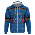 Custom Afghanistan Cricket Zip Hoodie Afghan Coat Of Arm with Special Flag