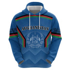 Custom Afghanistan Cricket Zip Hoodie Afghan Coat Of Arm with Special Flag
