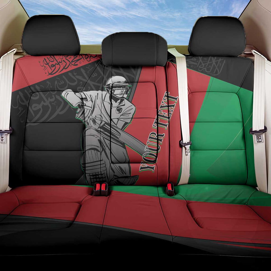 Custom Afghanistan Cricket Back Car Seat Cover Sporty Version