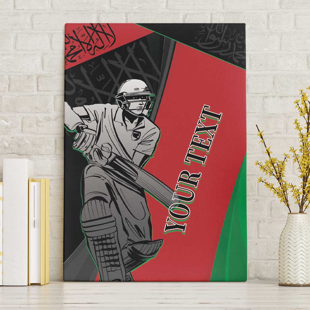 Custom Afghanistan Cricket Canvas Wall Art Sporty Version