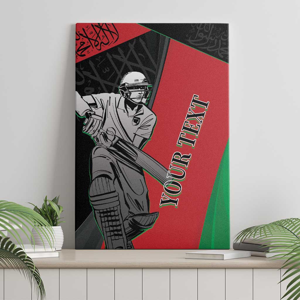 Custom Afghanistan Cricket Canvas Wall Art Sporty Version