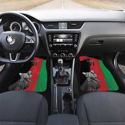 Custom Afghanistan Cricket Car Mats Sporty Version