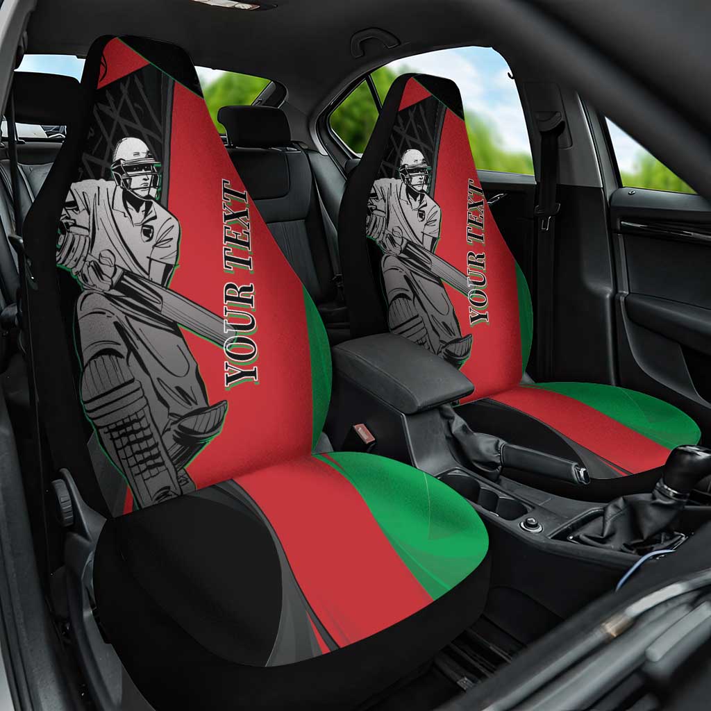 Custom Afghanistan Cricket Car Seat Cover Sporty Version
