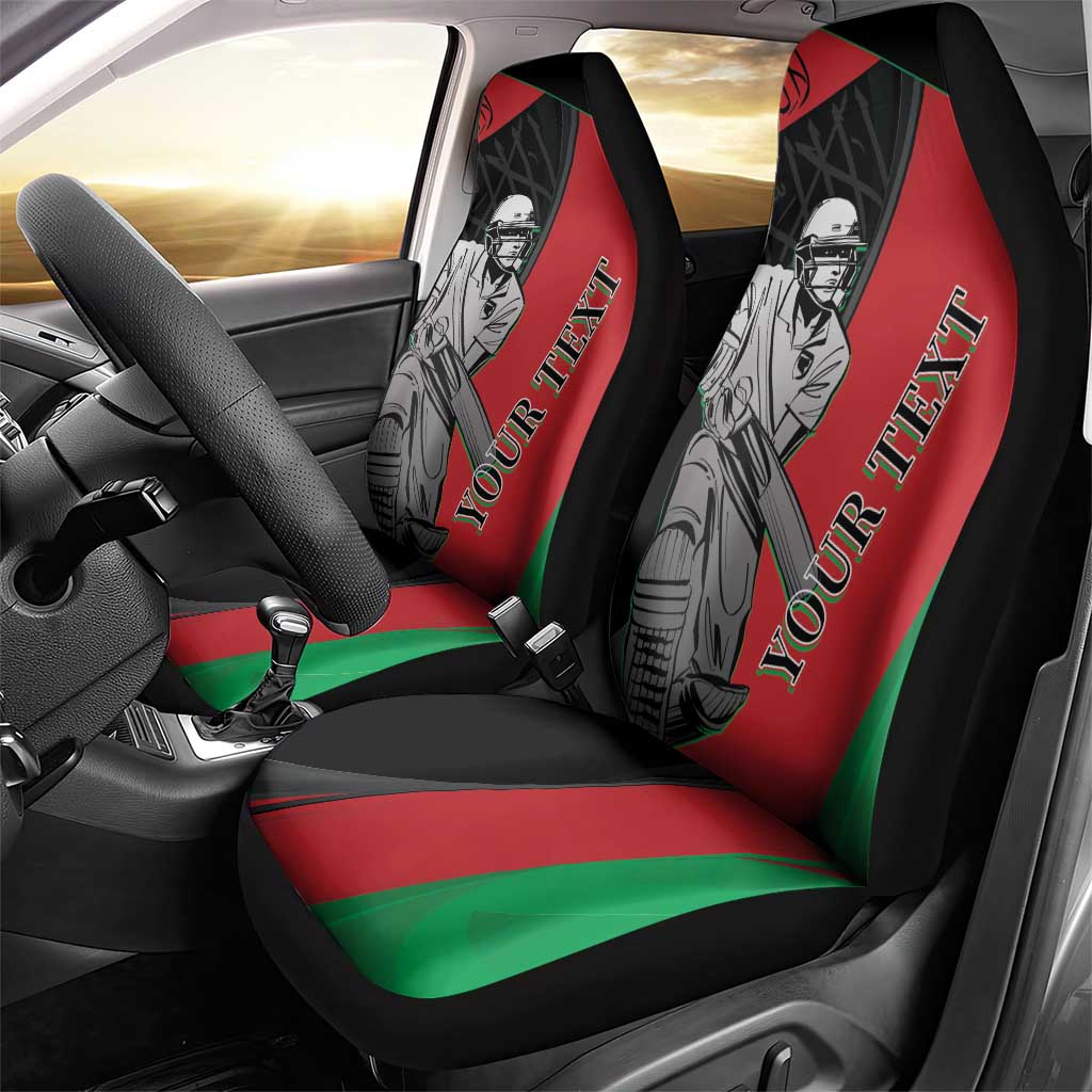 Custom Afghanistan Cricket Car Seat Cover Sporty Version