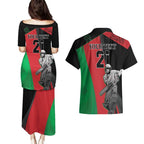 Custom Afghanistan Cricket Couples Matching Puletasi and Hawaiian Shirt Sporty Version