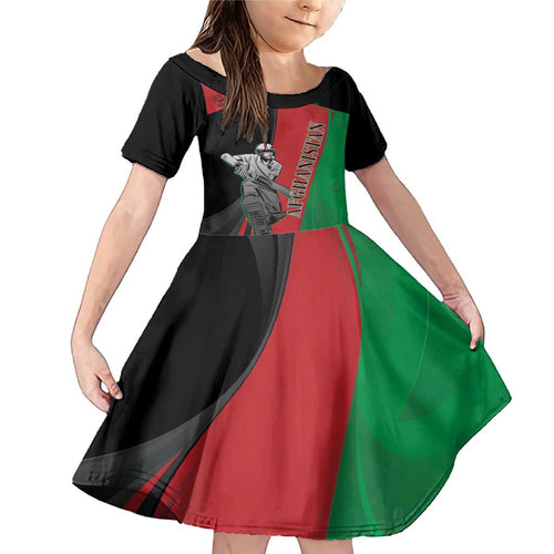 Custom Afghanistan Cricket Family Matching Mermaid Dress and Hawaiian Shirt Sporty Version