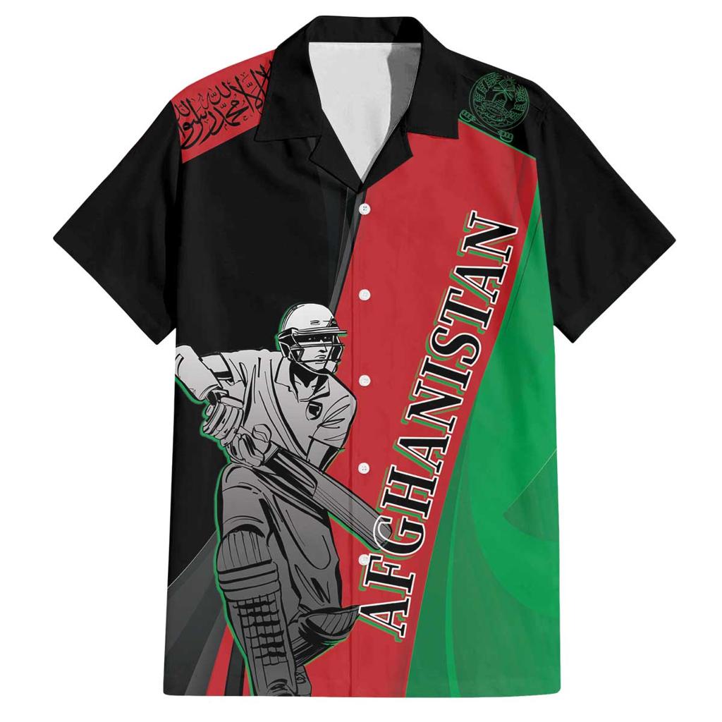 Custom Afghanistan Cricket Family Matching Puletasi and Hawaiian Shirt Sporty Version