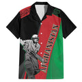 Custom Afghanistan Cricket Family Matching Short Sleeve Bodycon Dress and Hawaiian Shirt Sporty Version
