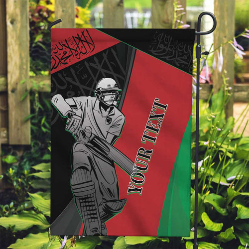 Custom Afghanistan Cricket Garden Flag Sporty Version