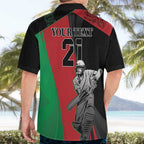 Custom Afghanistan Cricket Hawaiian Shirt Sporty Version