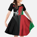 Custom Afghanistan Cricket Kid Short Sleeve Dress Sporty Version