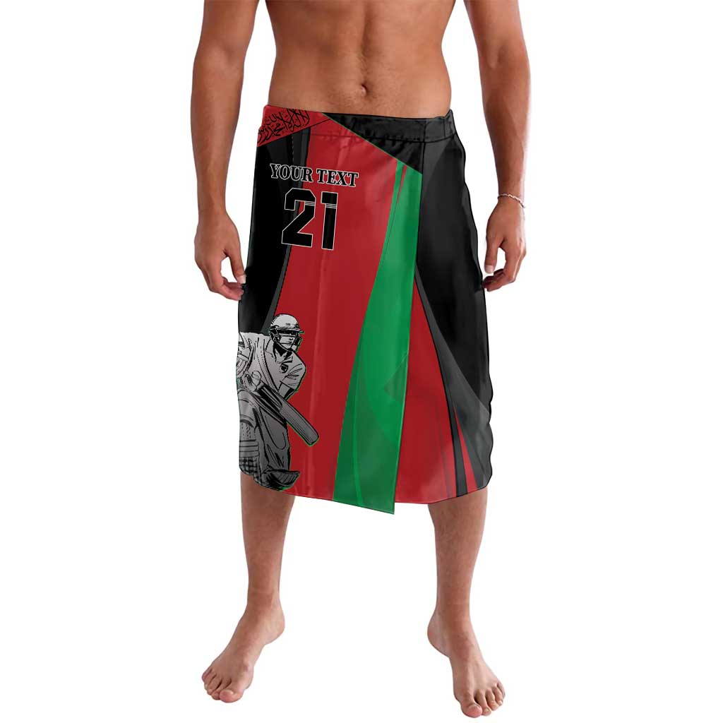 Custom Afghanistan Cricket Lavalava Sporty Version